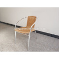 Mobília instantânea Barato Rattan Restaurante Indoor-Outdoor Stacking Empilhável Cadeira